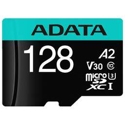 ADATA Карта памяти MICRO SDXC 128GB W/AD. AUSDX128GUI3V30SA2-RA1