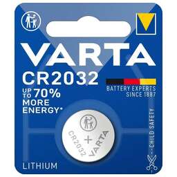 VARTA Батарея Electronics BL1 Lithium CR2032 (1шт) блистер