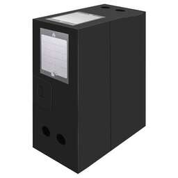 БЮРОКРАТ Короб архивный -BA100/08BLCK, пластик, 100мм, 330x245, черный