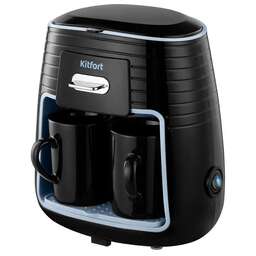KITFORT Кофеварка капельная КТ-7447 450Вт черный/голубой