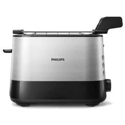 PHILIPS Тостер HD2639/90, черный/серебристый