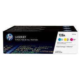 HP Картридж (тройная упаковка) 128A, голубой / пурпурный / желтый / CF371AM