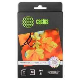 CACTUS Фото Prof CS-HGA626050 10x15/260г/м2/50л./белый глянцевое для струйной печати