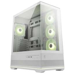 MSI Корпус MAG Pano 110R PZ белый без БП ATX 6x120mm 4x140mm 2xUSB3.0 audio AD bott PSU