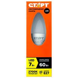 СТАРТ (17282) LEDCANDLE E14 7W30 WS