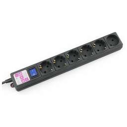 POWERCUBE SPG6-B3M 3м (6 розеток) черный (коробка)