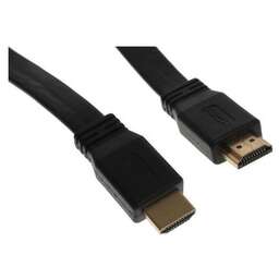 BURO Кабель аудио-видео BU-HDMI-FLAT-v1.4-1.5m, HDMI (m) - HDMI (m), ver 1.4, омедненный, 1.5м, FLAT, черный