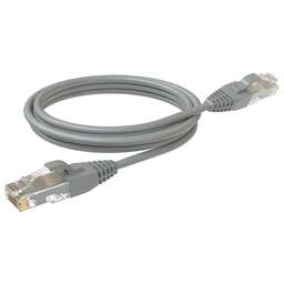 SYSMATRIX Патч-корд PC 4545.5EU26.3LSZHGY U/UTP RJ-45 вил.-вилка RJ-45 кат.5E 3м серый LSZH