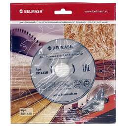 BELMASH Диск пильный по ламинату 210х2,4/1,5х32/30, 48Т