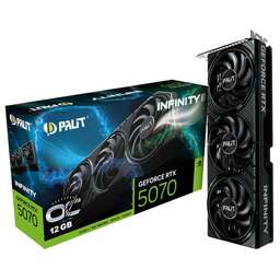 PALIT Видеокарта RTX5070 INFINITY 3 OC 12GB GDDR7 192bit 3xDP HDMI 3FAN RTL