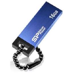 SILICON POWER 16GB TOUCH 835 синий, металл