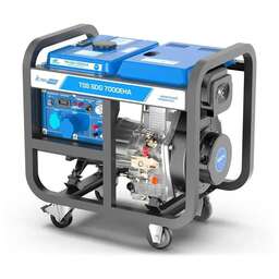 ТСС Дизельный генератор SDG 7000EHA, 220/12 В, 7кВт, на колёсах с АКБ [100033]