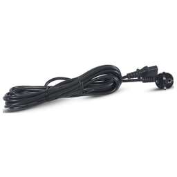 CABEUS Шнур питания PC-186-VDE-5M C13-Schuko проводник.:3x0.75мм2 5м 220/250В 6А черный