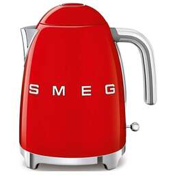 SMEG Чайник электрический KLF03RDEU, 2400Вт, красный и серебристый