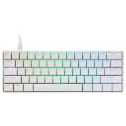 AKKO Клавиатура FUN60 Pro, USB, Bluetooth/Радиоканал, белый [1746994]