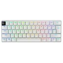 LOGITECH Клавиатура G PRO X 60 Lightspeed GL Tactile белый (920-011934) английская раскладка