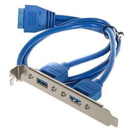 NONAME Адаптер USB Bracket 2xUSB3.0 Bulk