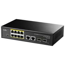 CUDY Коммутатор GS1010PS2, неуправляемый
