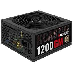 AEROCOOL Блок питания KCAS PLUS 1200GM V2, 1200Вт, 140мм, черный, retail [acpg-kpk2fec.12]