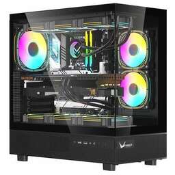FORMULA Корпус ATX Crystal Z8, Midi-Tower, без БП, черный [crystal z8 b]
