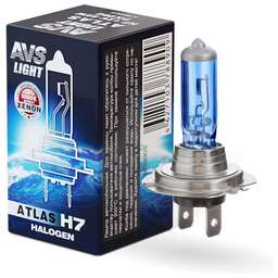 AVS Галогенная лампа ATLAS BOX/5000К/ H7.12V.55W.коробка 1шт