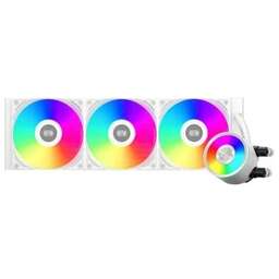 PCCOOLER Система водяного охлаждения DA360 Pro ARGB Soc-AM5/AM4/1200/1700/1851 белый 4-pin 33.8dB Al 300W Ret (DA360PRO-WHAWXX-GL)