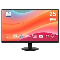 MSI 24.5" Монитор Pro MP252L, 1920x1080, IPS, 100Гц, 1хHDMI, 1хDP, черный [9s6-3pd7ct-014]