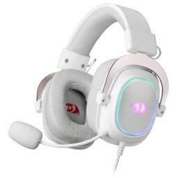DEFENDER Игровая гарнитура проводная Zeus X white (RGB, 7.1, USB, Redragon) (70800)