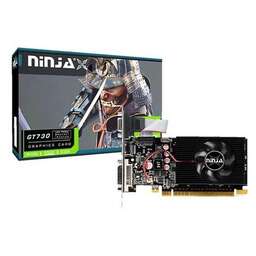 NINJA (SINOTEX) Видеокарта GT730 1GB DDR3 128bit VGA DVI HDMI 1FAN RTL