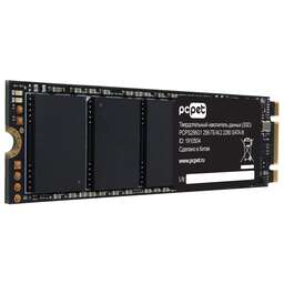 PC PET SSD накопитель PCPS256G1 256ГБ, M.2 2280, SATA III, M.2, oem