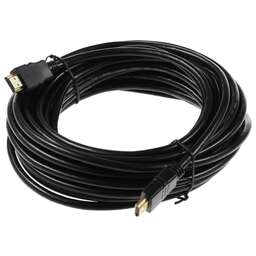 NONAME Кабель аудио-видео High Speed ver.1.4, HDMI (m) - HDMI (m), ver 1.4, 10м, GOLD, черный