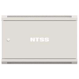 NTSS Шкаф коммутационный Премиум ( -W9U6045FD) настенный 9U 600x450мм пер.дв.металл 60кг серый 350мм 20кг 220град. 370мм IP20 сталь