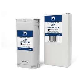NV PRINT Струйный картридж 727 (NV-F9J79A) Photo Black для HP DesignJet T920/T930/T1500/T1530/T2500/T2530 (300 мл) совместимый