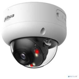 DAHUA DH-IPC-HDBW3449EP-S-IL-0360B Уличная купольная IP-видеокамера 4Мп; 1/2.9” CMOS; объектив 3.6мм видеоаналитик ИК 40м, LED 40м; IP67, IK10;корпус: металл