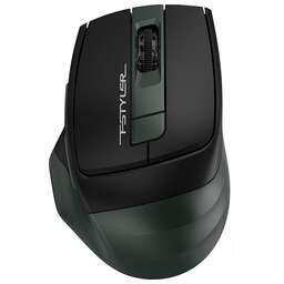 A4TECH Мышь беспроводная Fstyler FB35S, Bluetooth/Радио, оптическая, USB, 2000dpi, темно-зеленый и черный [fb35s usb midnight green]