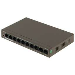 IP-COM Коммутатор F1110P-8-63W (L2) 10x100Мбит/с 8PoE 58W неуправляемый