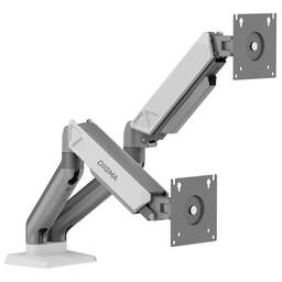 DIGMA Кронштейн для мониторов ЖК D-MM102D, до 32", до 9кг, крепление к столешнице, поворот и наклон, серый