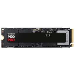 SAMSUNG Твердотельный накопитель SSD M.2 2280 8TB 9100 PRO Black Client SSD PCIe Gen5x4 with NVMe, 14800/13400, MTBF 1.5M, 3D NAND, 8192MB, 4800TBW, 0,33DWPD