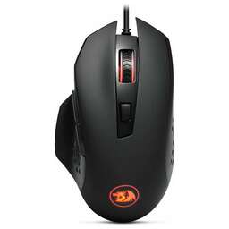 DEFENDER Мышь проводная игровая Redragon Gainer (Гейнер) черный,6 кнопок,3200dpi