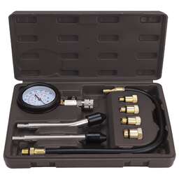 AVS TOOLS Компрессометр универсальный с насадками (8 предметов) AVS CT-07 (для бенз. ДВС)