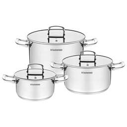 STARWIND Набор кастрюль Chef Compact 6 предметов (SW-CH3006)