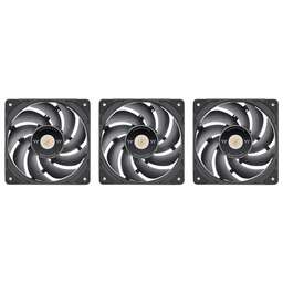 THERMALTAKE Вентилятор для корпуса Toughfan EX14 Pro Reverse 140х140x25 черный 4-pin 34.1дБ (упак.:3шт) (CL-F172-PL14BL-A) Ret