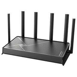TP-LINK Wi-Fi роутер Archer BE400, Wi-Fi 7, BE6500, 2.4/5ГГц, 4 LAN, черный