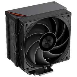 PCCOOLER Кулер RZ400 BK S115X/1200/1700/18XX/AM4/AM5 (18 шт/кор, TDP 230W, 1x120mm PWM FAN, 4 тепловые трубки 6мм, 500-2200RPM, 28-32dBa)