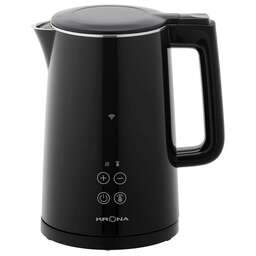 KRONA Чайник электрический Digitaler Intelligent, 1.5л, металл/пластик