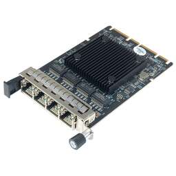 STLAB Сетевой адаптер N-830 4x1GbE, PCIe 2.1 x4, RJ45, OCP 3.0, Intel I350-AM4, Network Adapter