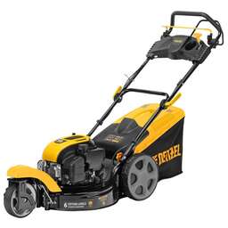 DENZEL Бензиновая газонокосилка GLT-460SP-T, Trike 149 см3, 46 см, привод, панель, 60л 58810