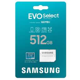 SAMSUNG Флеш карта microSDXC 512Gb EVO Plus (R/W 160/90 Mb/s, adapter) (MB-MC512SA/KR)