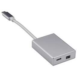 BURO Адаптер BHP miniDisplayPort (f)-USB Type-C (m) 0.1м серебристый