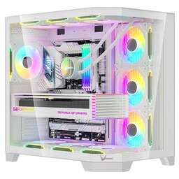 FORMULA Корпус ATX Crystal Z6 Floe, Midi-Tower, без БП, белый